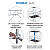KRAUSE Rusztowanie - STABILO 500; 2,5 x 1,50m, wys.rob. 6,50m | system GUARDMATIC